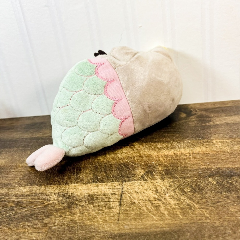 7" Gund Pusheen Cat Plush Mermaid Soft Toy Stuffed Animal - Picture 6 of 10
